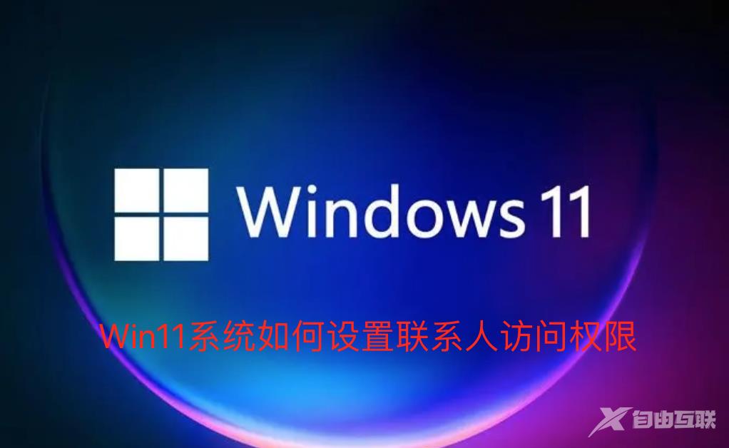 Win11系统如何设置联系人访问权限？Win11设置联系人访问权限方法