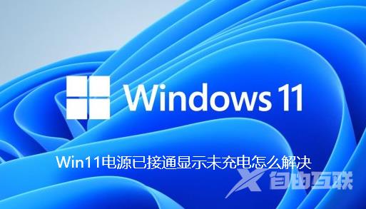 Win11系统电源已接通显示未充电怎么解决？