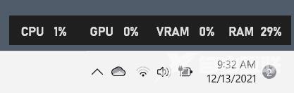 win11怎么在本地显示CPU、GPU和RAM使用情况？