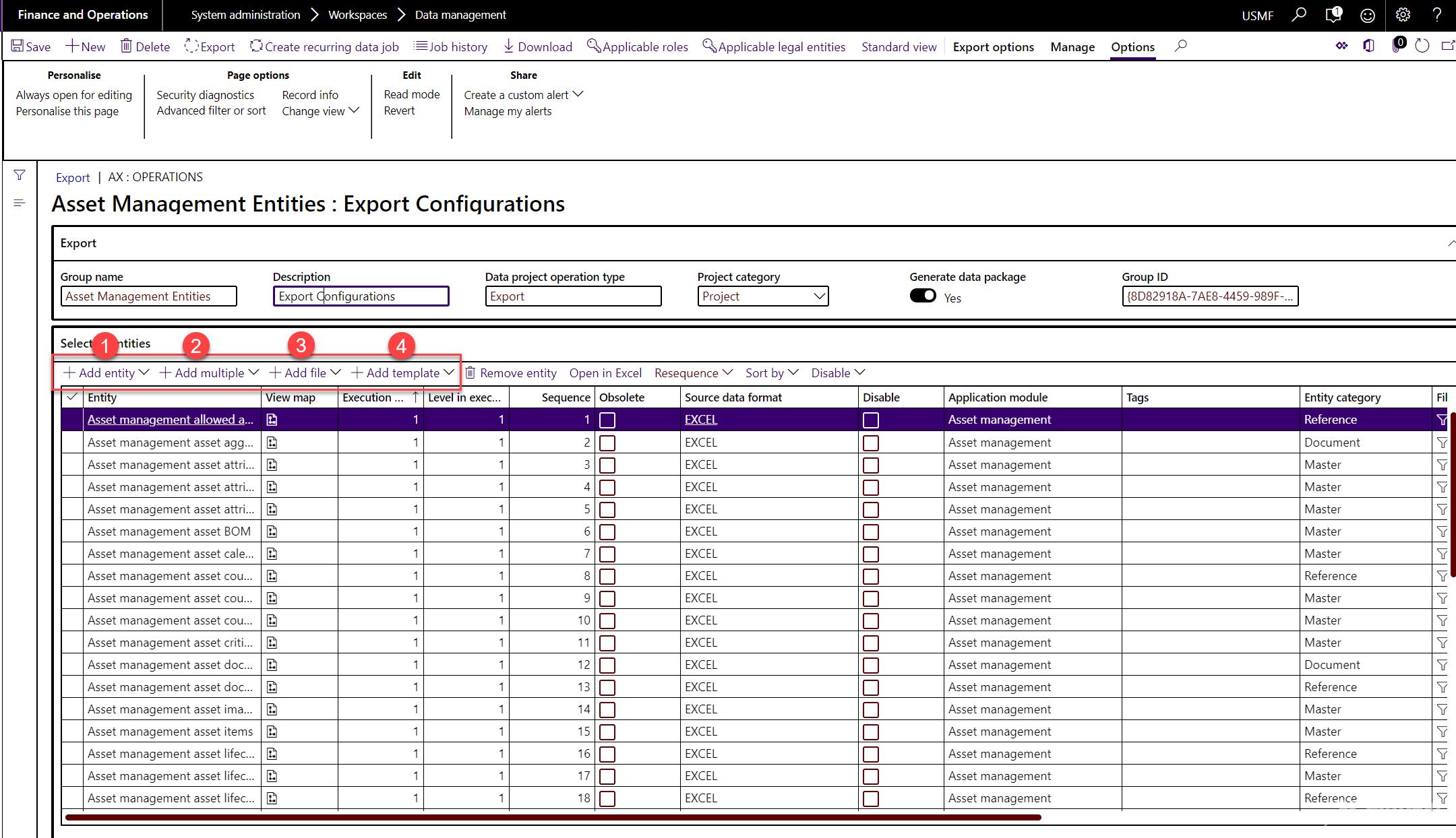 Configuration Data Projects