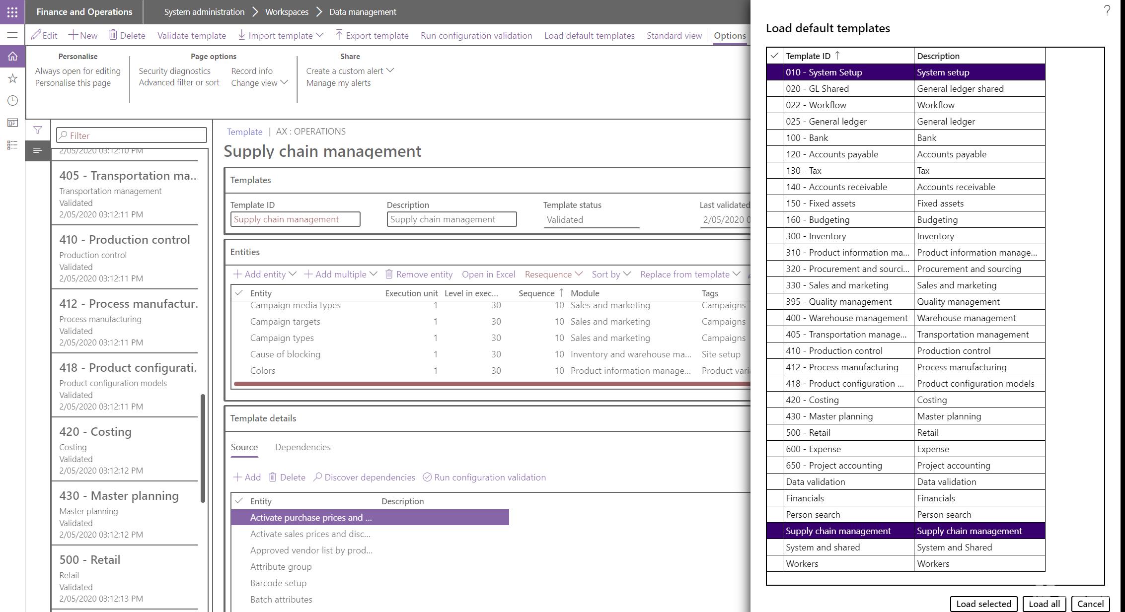 Default Data Templates