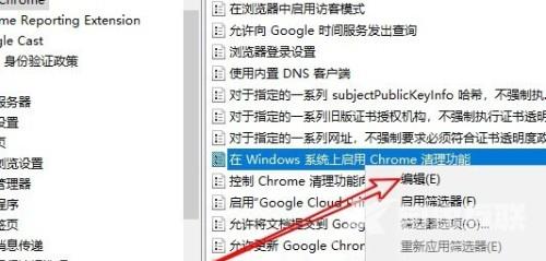 Win10系统如何禁用Chrome清理功能？