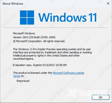 微软宣布Windows 11 Insider Preview Build 23430.1000 Dev预览版推送了！