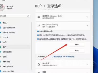 win11取消开机密码pin怎么操作 win11关闭pin登录的方法分享