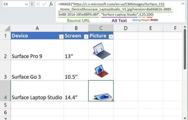 微软正式发布Excel单元格插入图片功能 Image Function