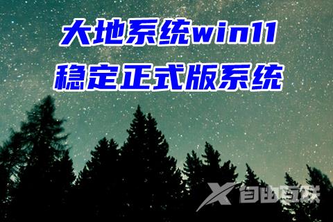 大地系统win11稳定正式版系统