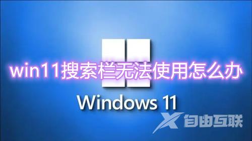 win11搜索栏无法使用怎么办 win11搜索功能没反应怎么解决