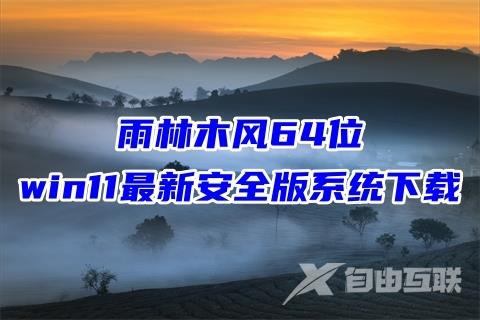 雨林木风64位win11最新安全版系统下载 windows11官方中文版镜像文件下载