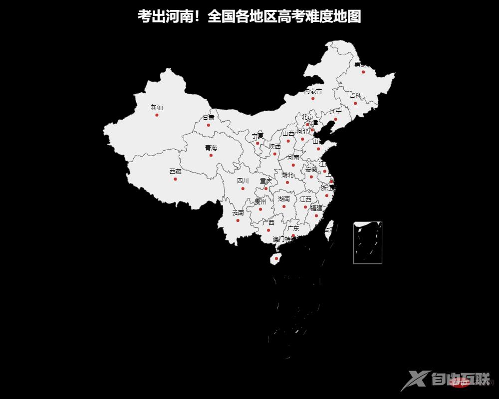 Python高考 | 考出河南！全国各地区高考难度地图