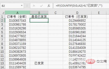 ifcountif筛选重复数据