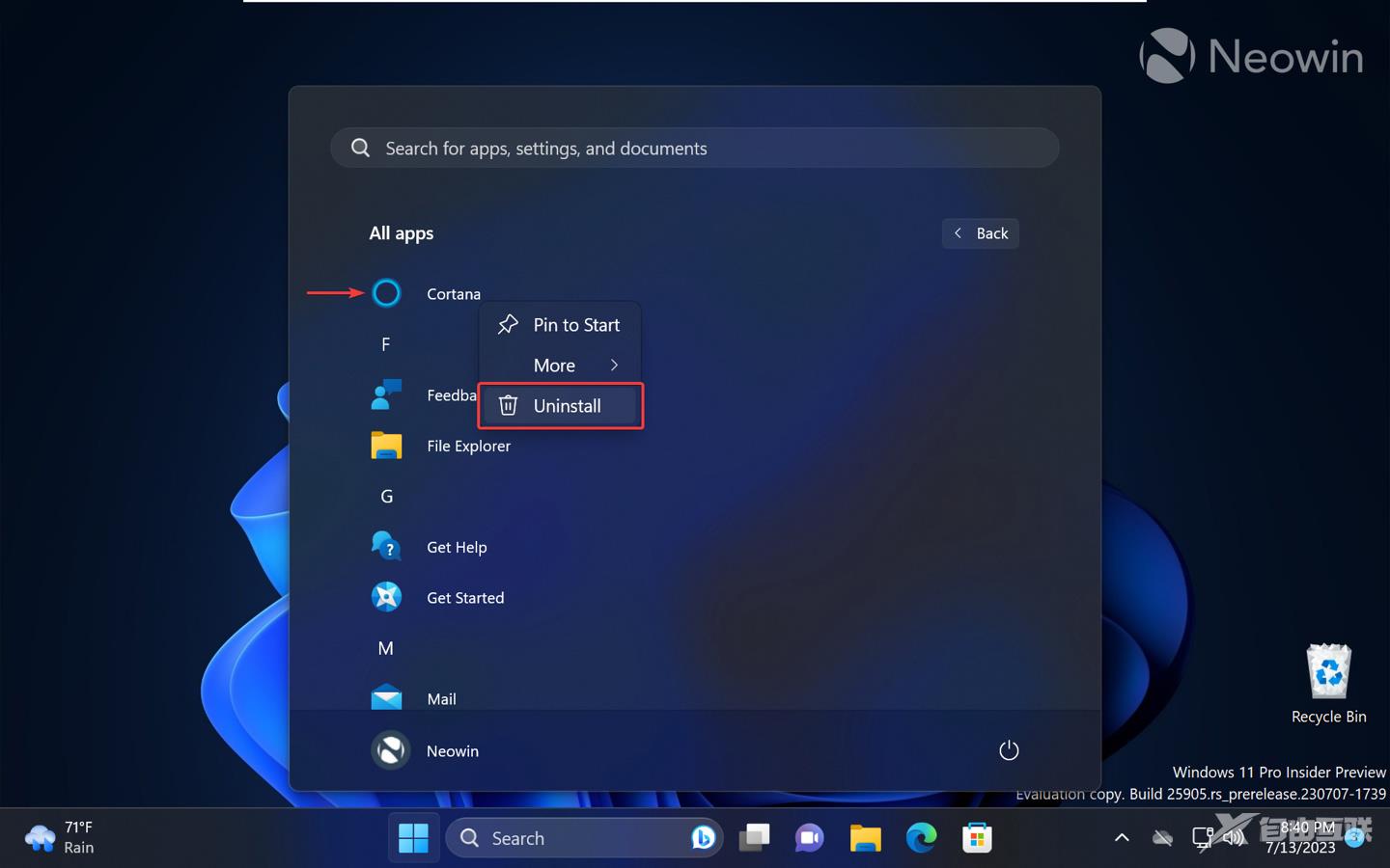 年底停止支持，微软调整 Windows 11 方便用户卸载 Cortana 语音助手