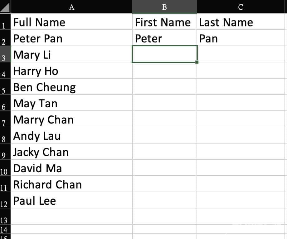 Excel 教程：掌握 Ctrl+E 功能自动填充数据