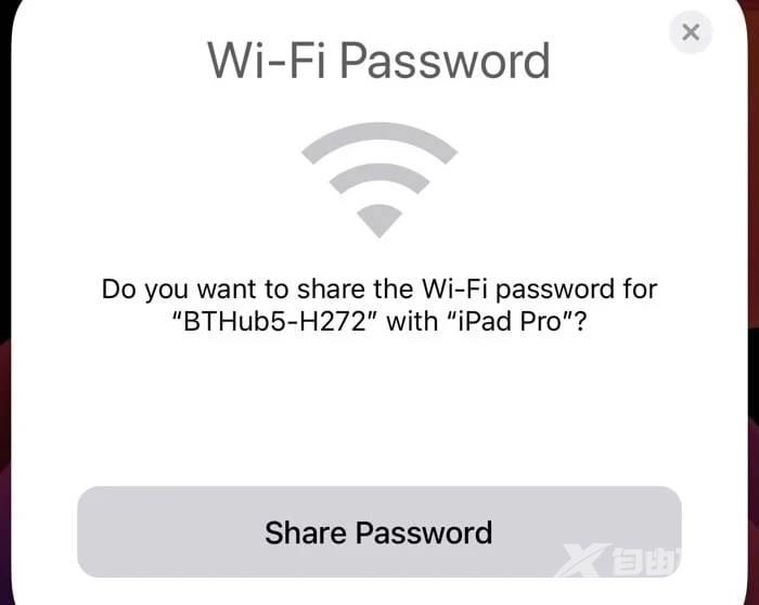 分享您的 iPhone WiFi 密码的方法