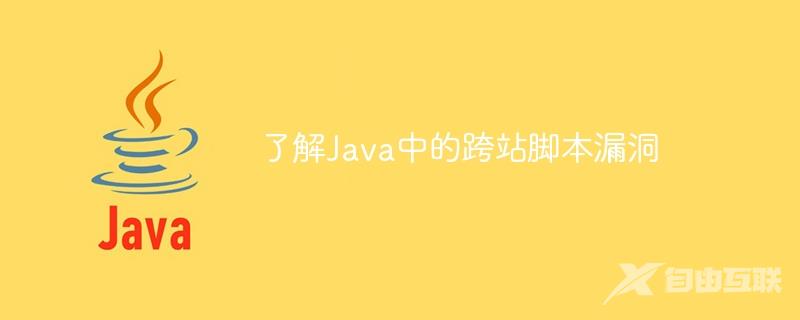 了解Java中的跨站脚本漏洞