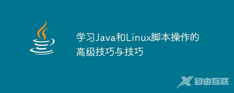 学习Java和Linux脚本操作的高级技巧与技巧