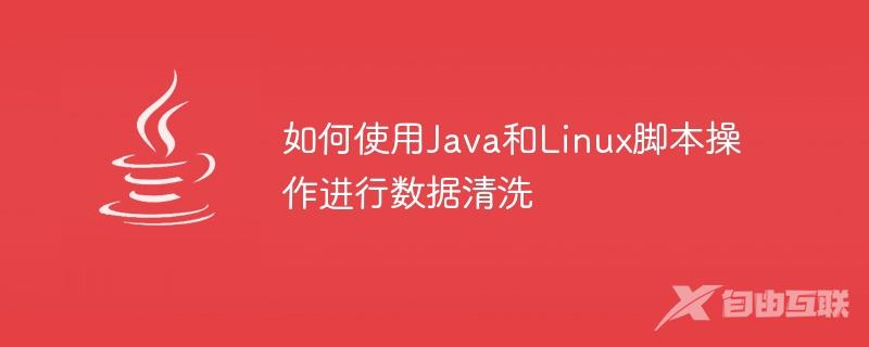 如何使用Java和Linux脚本操作进行数据清洗