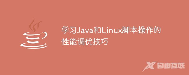 学习Java和Linux脚本操作的性能调优技巧