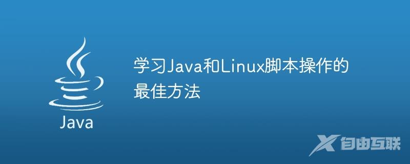 学习Java和Linux脚本操作的最佳方法