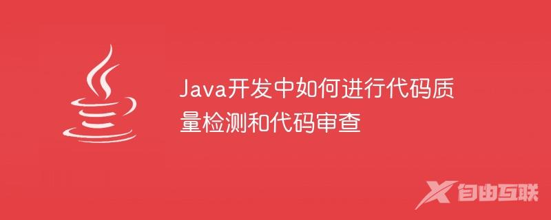 Java开发中如何进行代码质量检测和代码审查