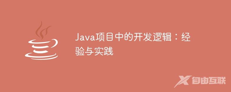 Java项目中的开发逻辑：经验与实践