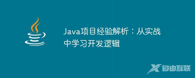 Java项目经验解析：从实战中学习开发逻辑