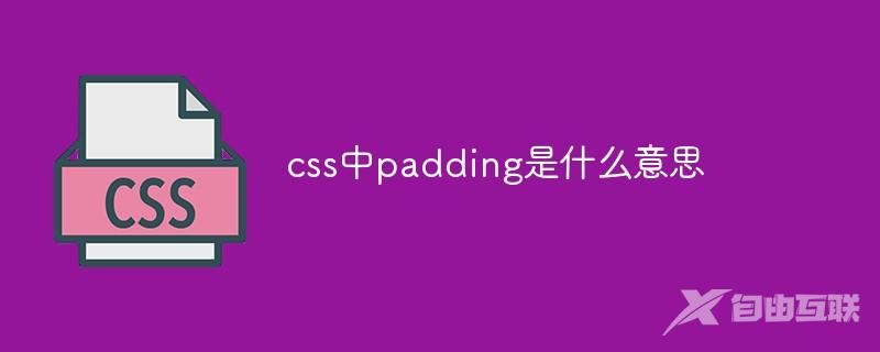 css中padding是什么意思