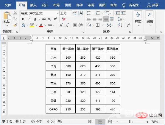 实用Word技巧分享：快速进行表格行列互换