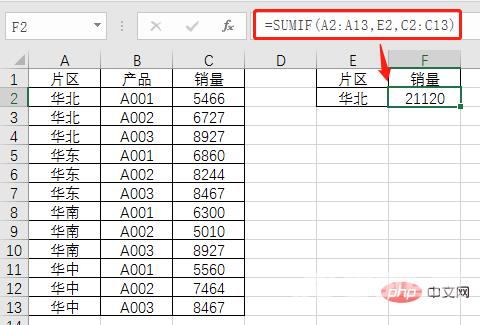 Excel函数学习之最简单的条件求和函数DSUM()