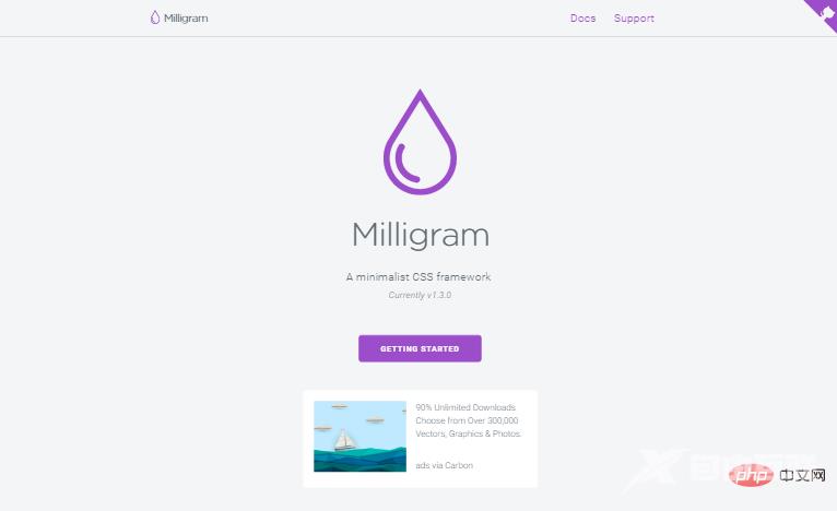 milligram css