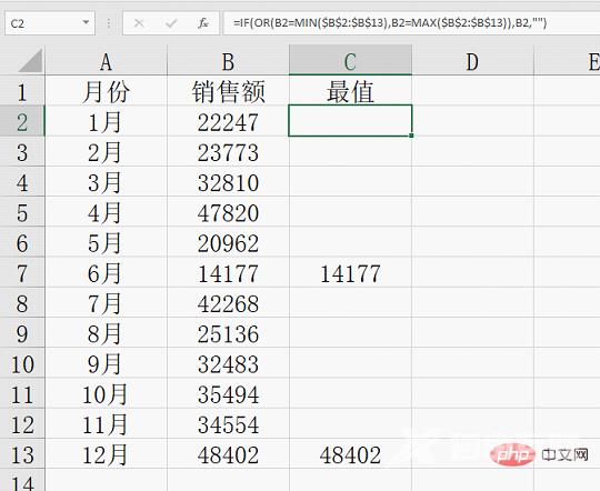 Excel图表学习之折线图中突显最大最小值