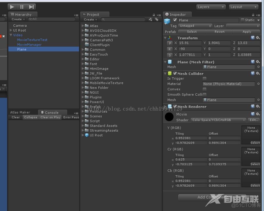 Unity-Mobile Movie Texture视频插件的使用_进度条_02