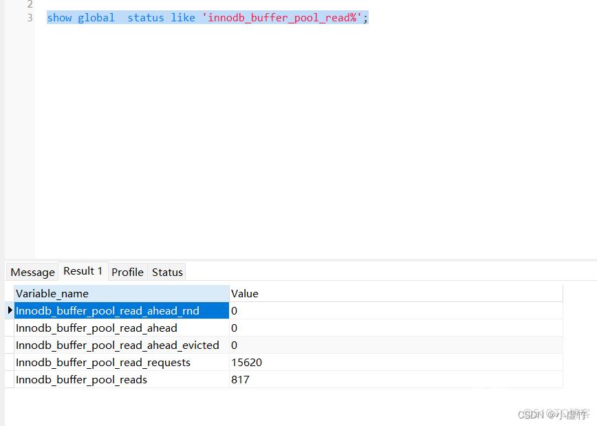 MYSQL进阶-查询优化- 实战 STATUS_MySQL_10