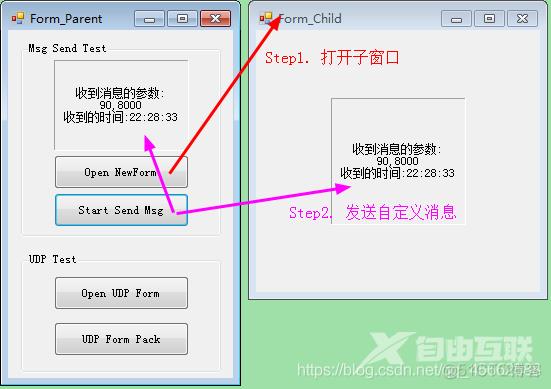 [C#]自定义消息收发_窗口句柄