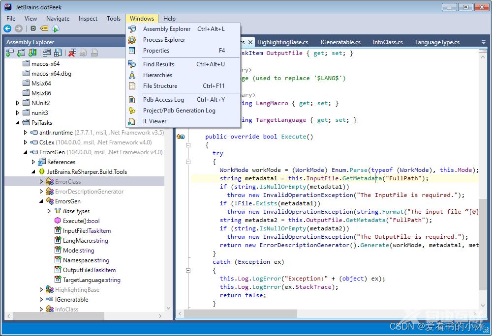 C#逆向反编译工具：JetBrains dotPeek_jetbrains_09