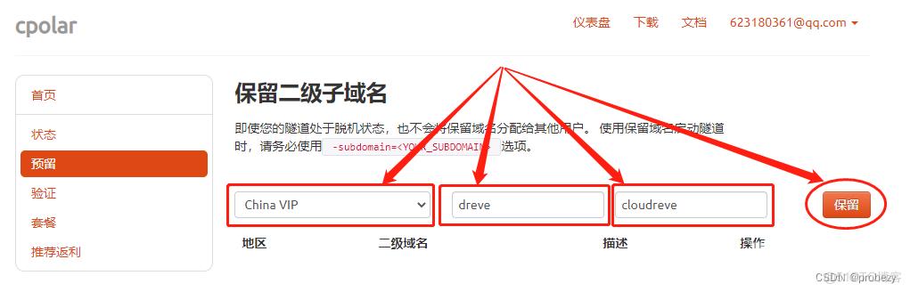 Cloudreve搭建云盘系统，并实现随时访问_子域名_24