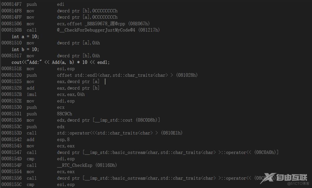 c++初学（内联函数，auto关键字，基于范围的for循环，nullptr指针）_编译器_02