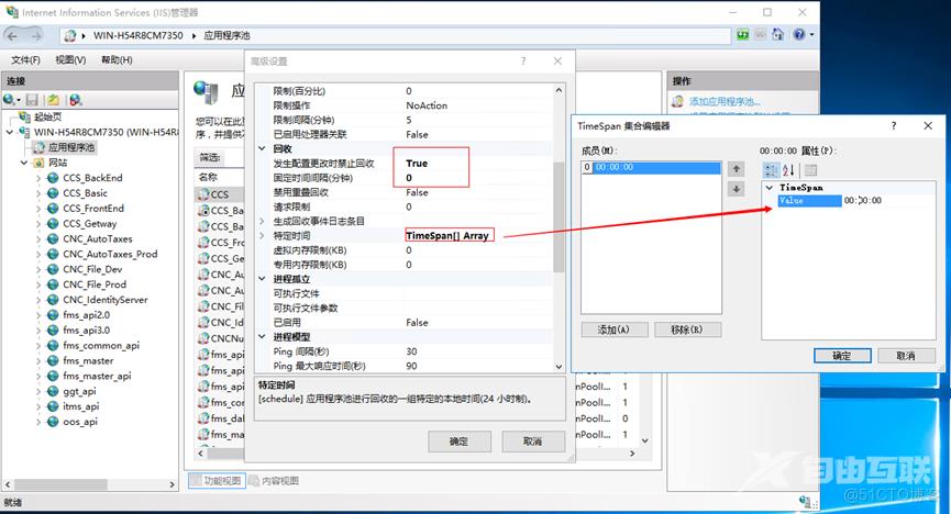 .net core iis 配置 (防止iis休眠)_配置_04