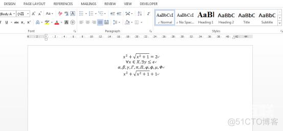 C# 在Word中插入公式（LaTeX/MathML）_Word