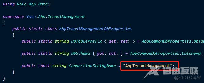 ABP vNext 看源码内的预置模块据库上下文设计_字符串_09