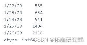 Python用RNN循环神经网络：LSTM长期记忆、GRU门循环单元、回归和ARIMA对COVID-19新冠疫情新增人数时间序列预测_数据_12