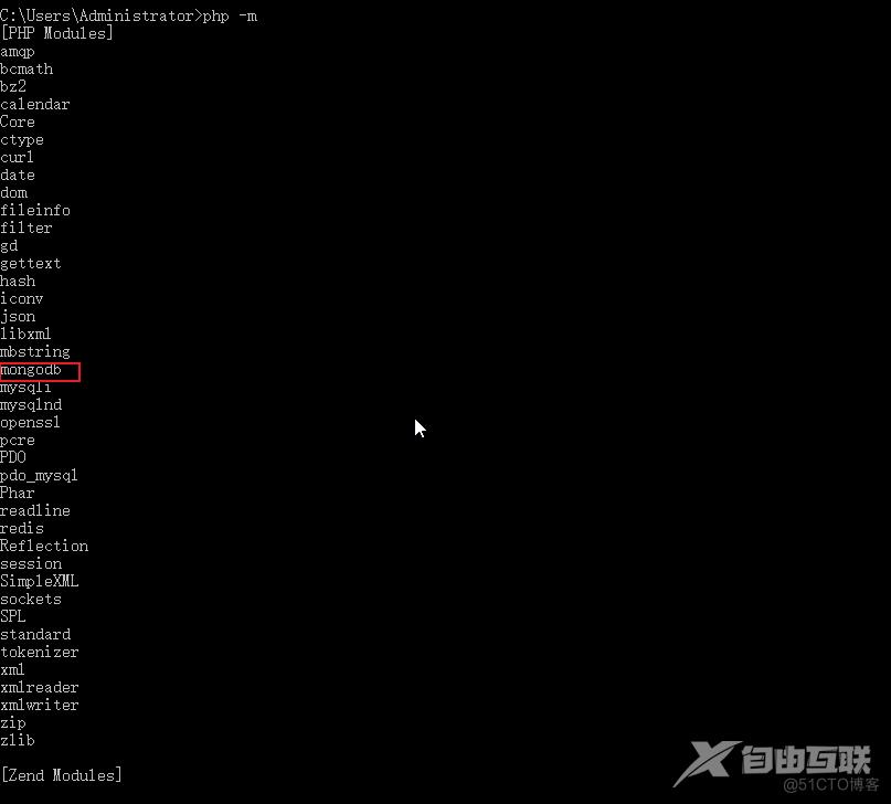 关于 PHP 启动 MongoDb 找不到指定模块问题 _mongodb_05