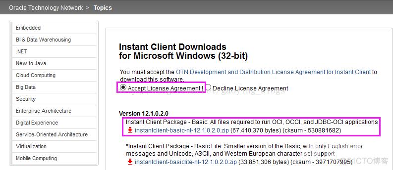 用Navicat连接Oracle数据库时报错ORA-28547:connection to server failed, probable Oracle Net admin error_客户端_03