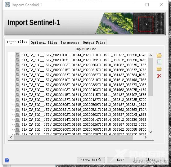 SARScape中用sentinel-1数据做SBAS-InSAR完整流程（1/2）_数据_03