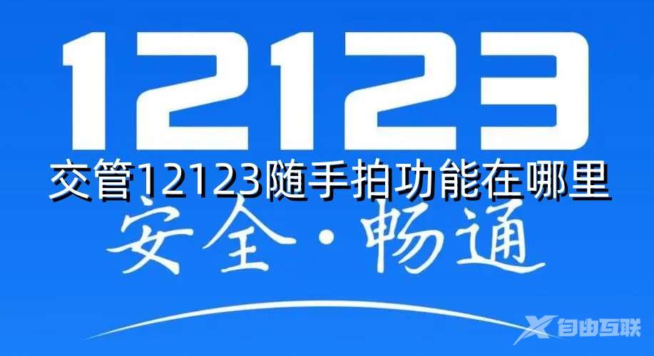 交管12123随手拍功能在哪里