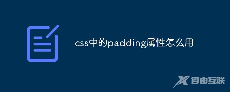 css中的padding属性怎么用