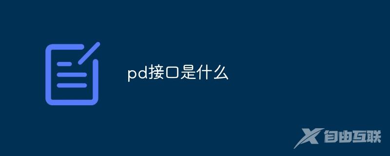 pd接口是什么