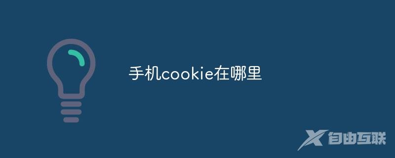 手机cookie在哪里