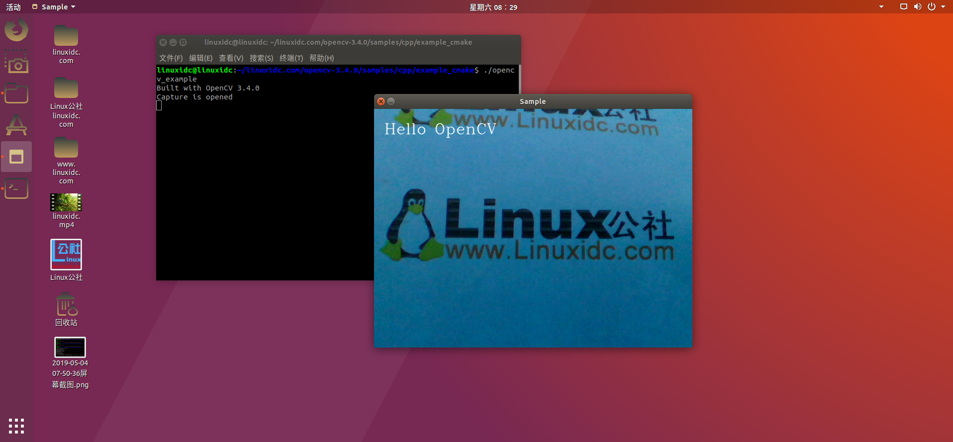 Ubuntu 18.04.2下编译安装OpenCV 3.4.0 过程