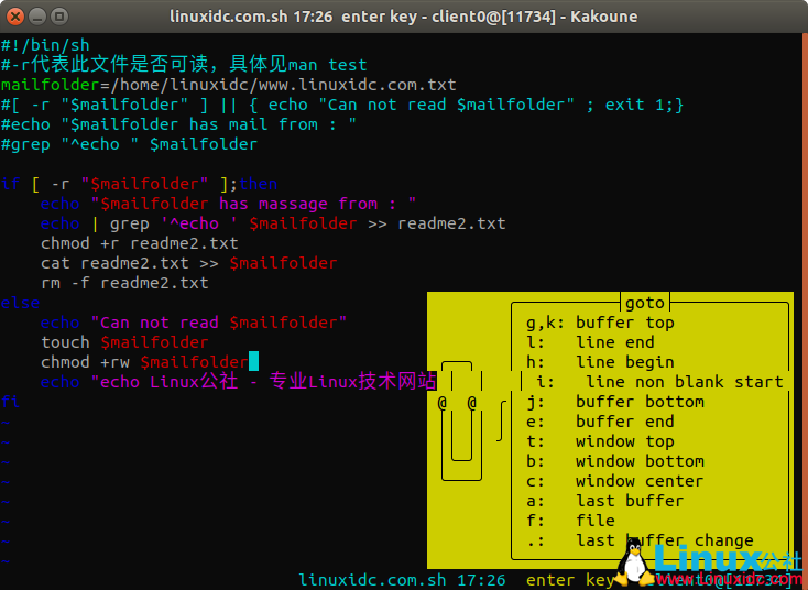 Kakoune - 受 Vim 启发的代码编辑器