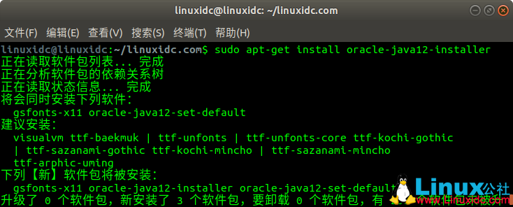 如何在Ubuntu 18.04/16.04中安装Oracle Java 12